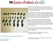 Tablet Screenshot of lectra-fasteners.com